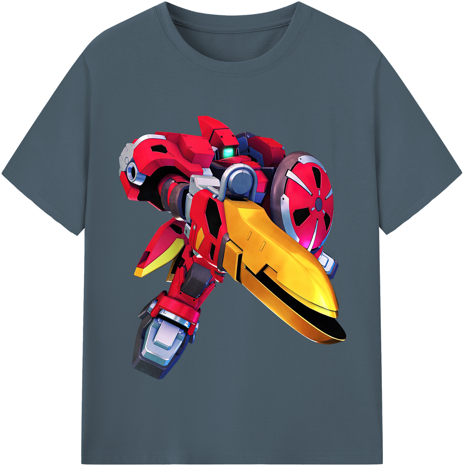 （画像用） 機動戦士ガンダム Mobile Suit Gundam 綿100％半袖Tシャツ（フロントプリント）
